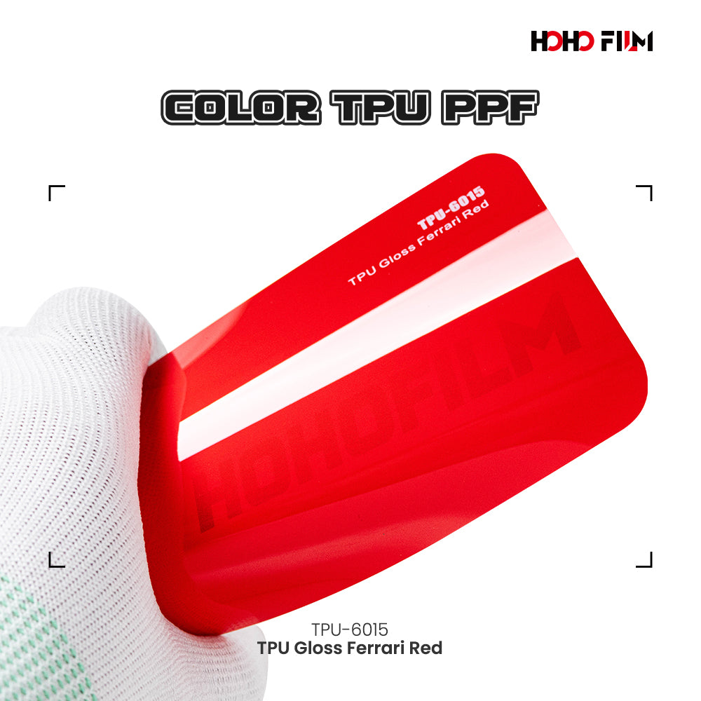 Gloss Ferrari Red TPU PPF