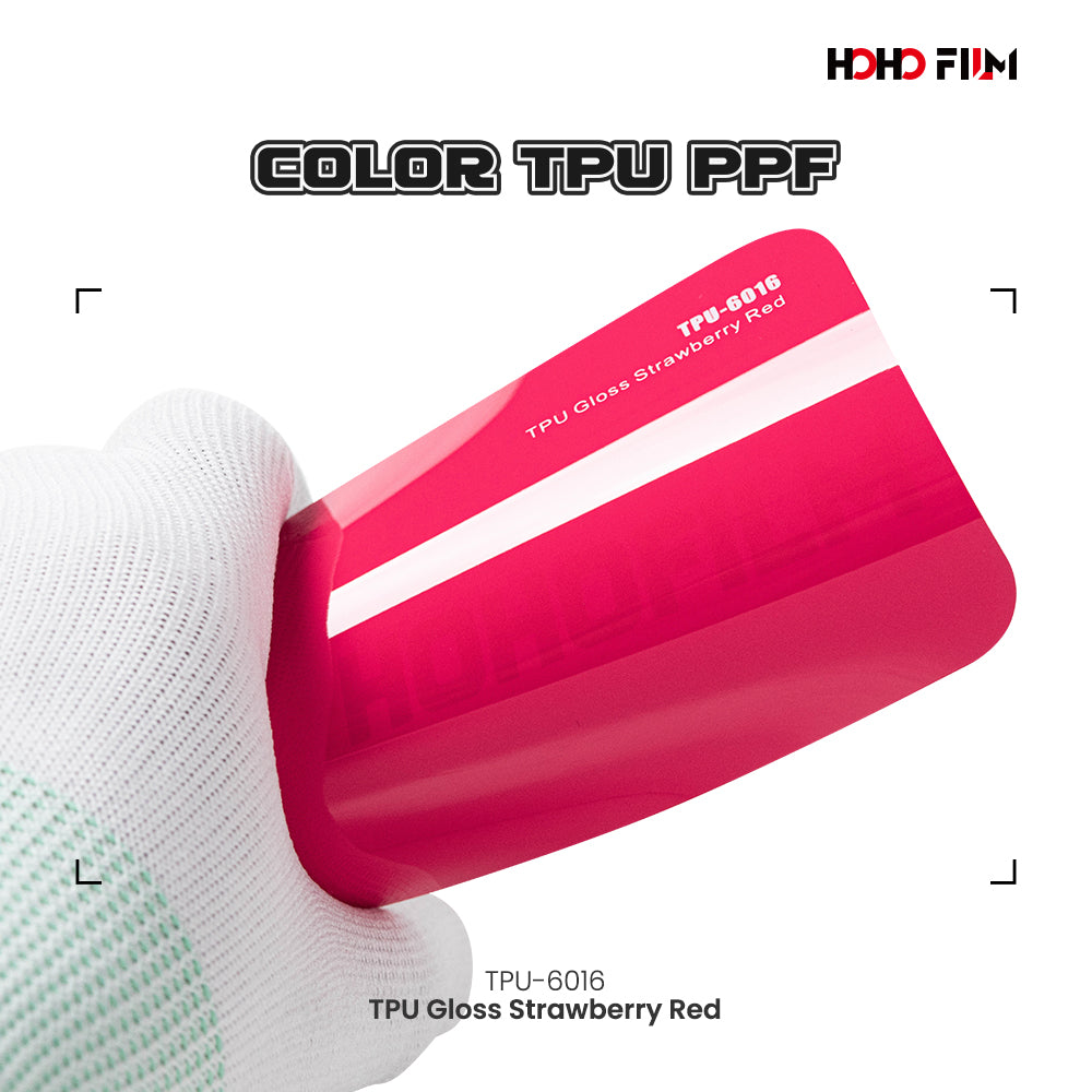 Gloss Strawberry Red TPU PPF
