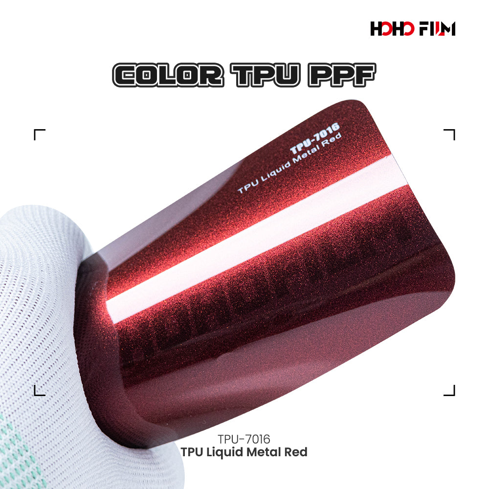 Liquid Metal Red TPU PPF – HOHOFILM